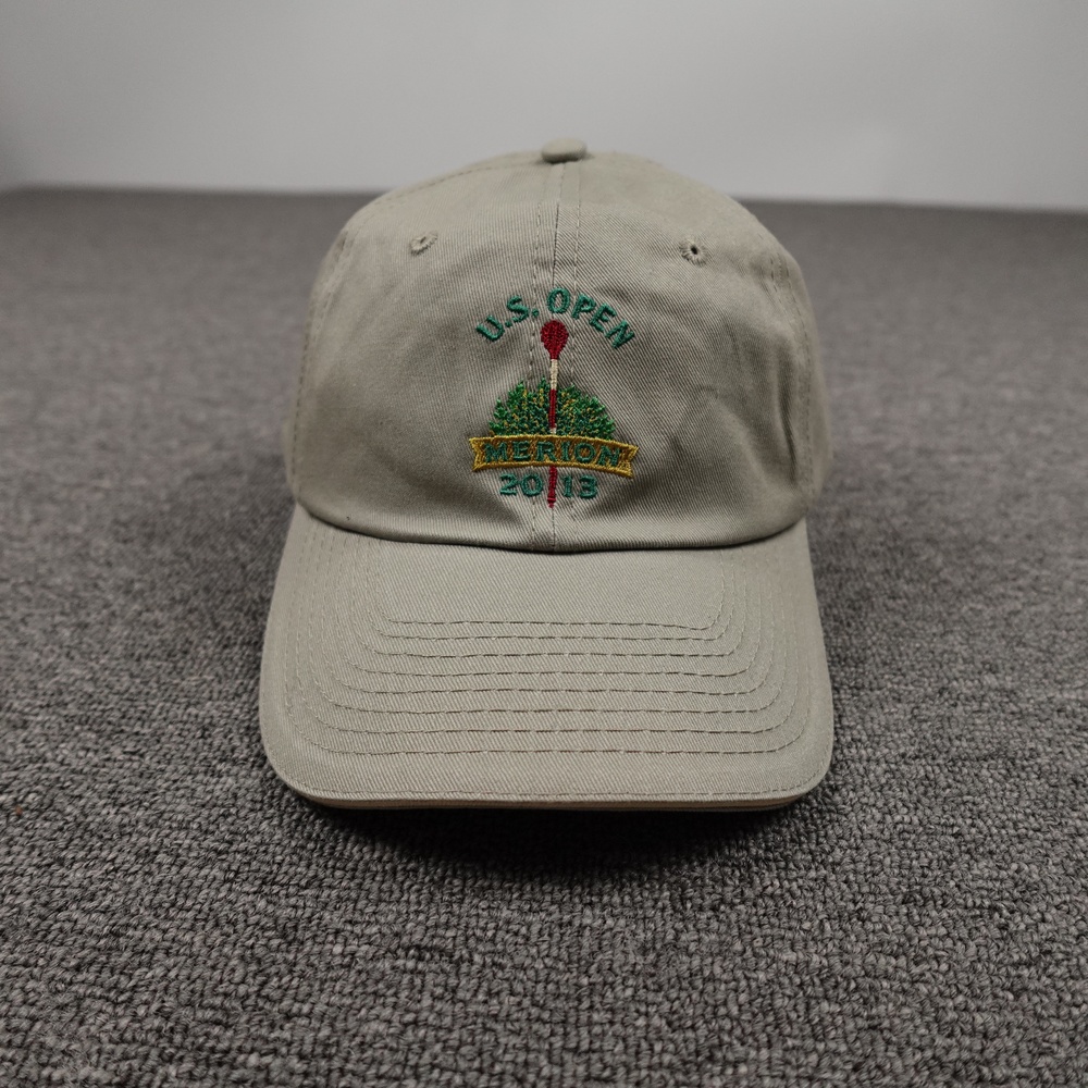 2013 U.S. Open Merion Hat Cap Strap Back Mens One Size Beige Golf USGA Member